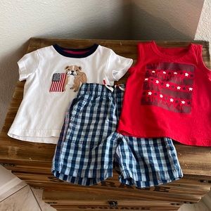 Festive outfit for toddler’s - Gymboree, Baby Gap, and dip - sold as a set